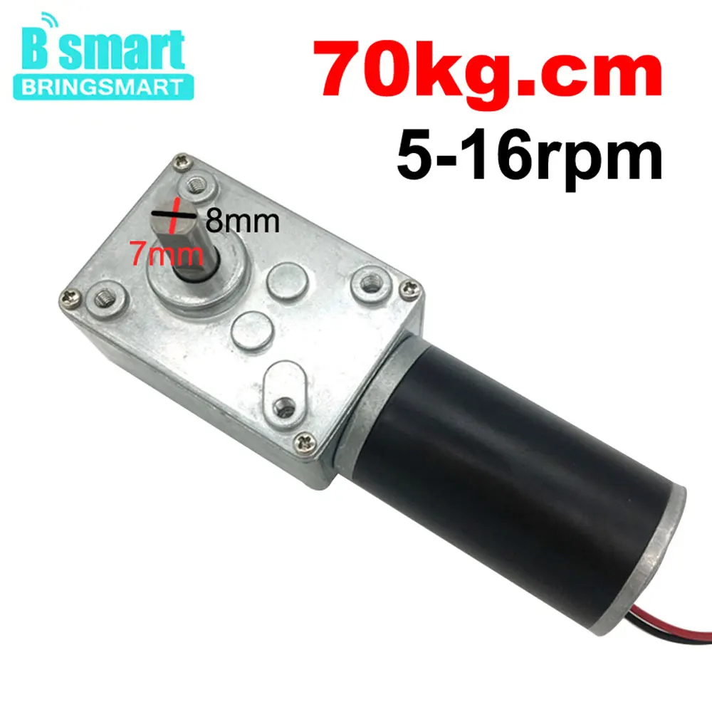 Червячный Шестерни Мотор 12V 24V обратный 12-470 об/мин двигатель постоянного тока с высоким крутящим моментом 3,4-70 кг с встроенной функцией спуска затвора для Шторы машина афиши оборудование для дома высокого качества