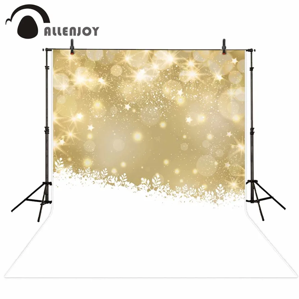 Фотофоны Allenjoy с рождественскими листьями зимними звездами фотографиями детей