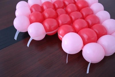 Шарик в форме сердца 38 отверстий сетка аксессуар для дня рождения свадьбы