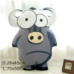 New Hot INS Cartoon Animal Pillow Novelty Funny Kid's Bedroom Decorative Pillows Ultra-soft Plush Toy Cushion Pillow Washable