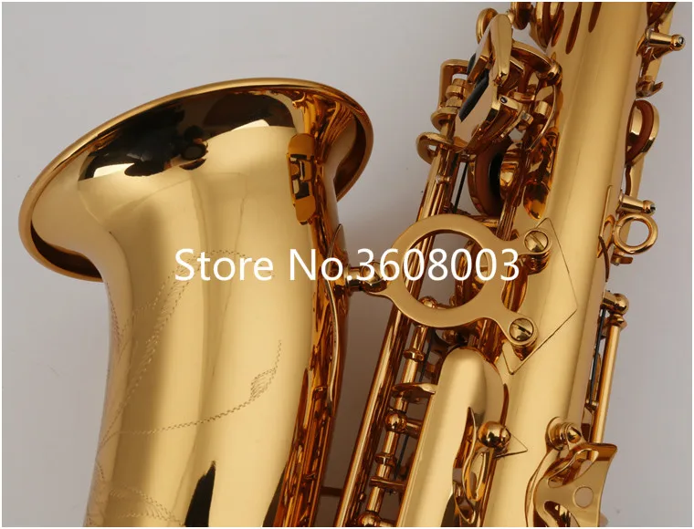 Куно KAS-901 Alto Eb альт саксофон латунные трубы золотой лак инструмент