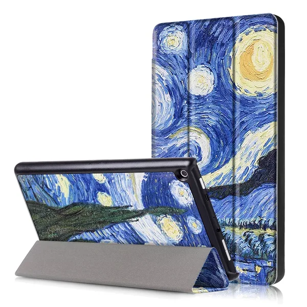 Чехол для amazon kindle fire hd 8 tablet release smart cover для всех новых fire hd 7-го поколения Дисплей чехол для планшета+ подарок - Цвет: 17FIRE 8 SY XK