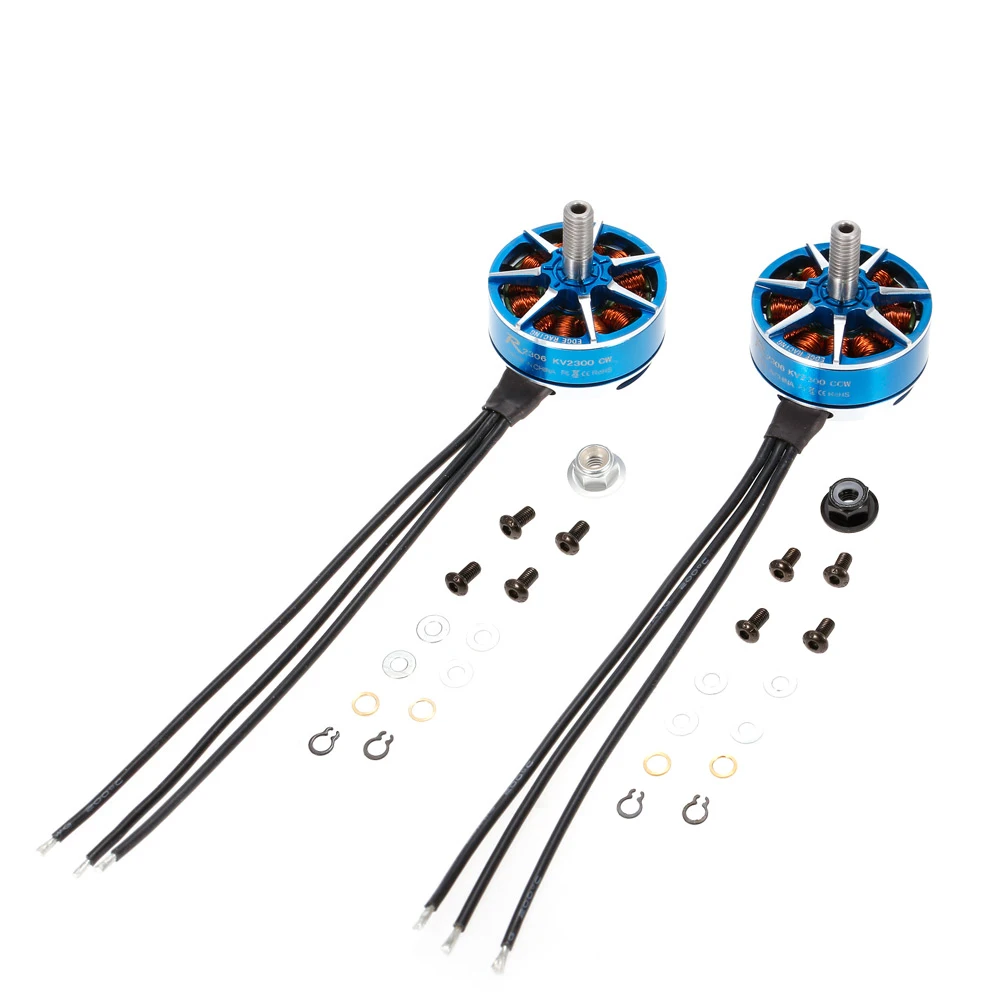 Бесщеточный мотор R2306 2300KV CW CCW 3 5S для гоночного дрона 210 QAV250 FPV мультироторный