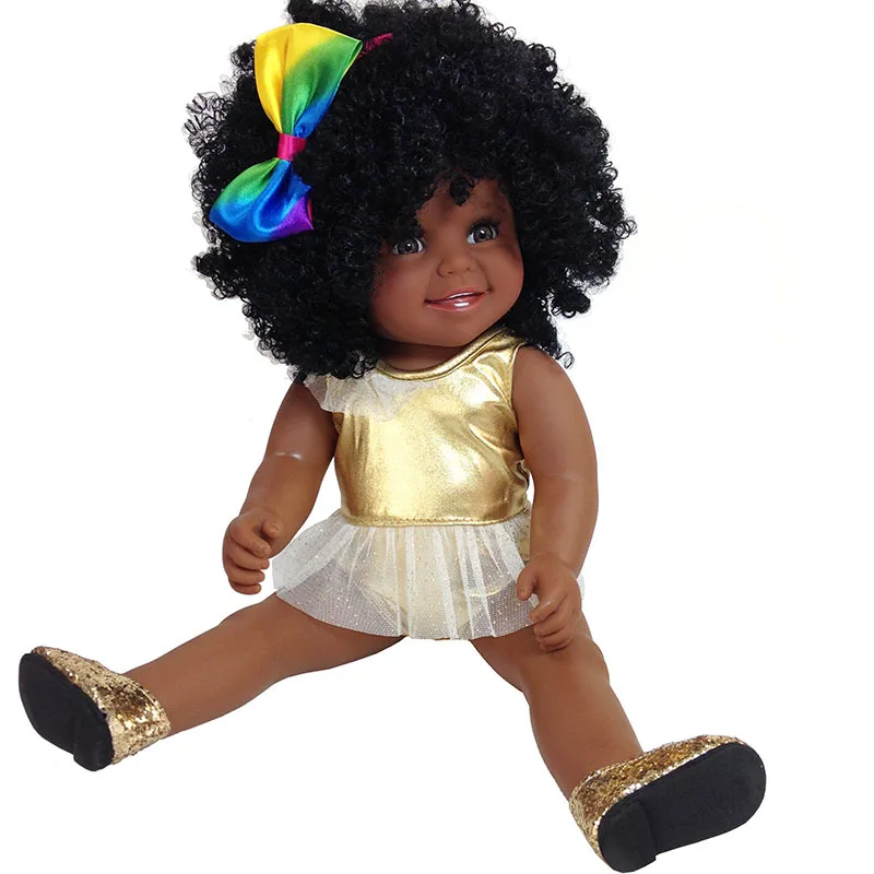 

Черная Детская кукла reborn pop American African baby girl 18 дюймов lol reborn силиконовый винил 48 см новорожденный poupee bonecas детский подарок