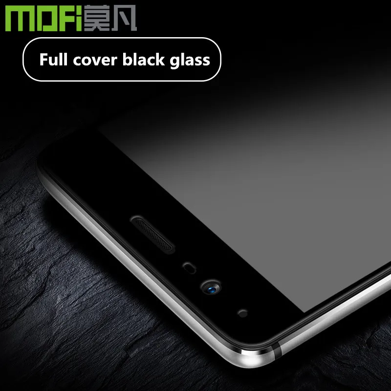 Black Oneplus 3 t стекло Защитная пленка для экрана из закаленного стекла, oneplus 3 t водонепроницаемый протектор экрана с белым черное стекло MOFi one plus 3T стеклянная пленка для oneplus 3t - Цвет: Black