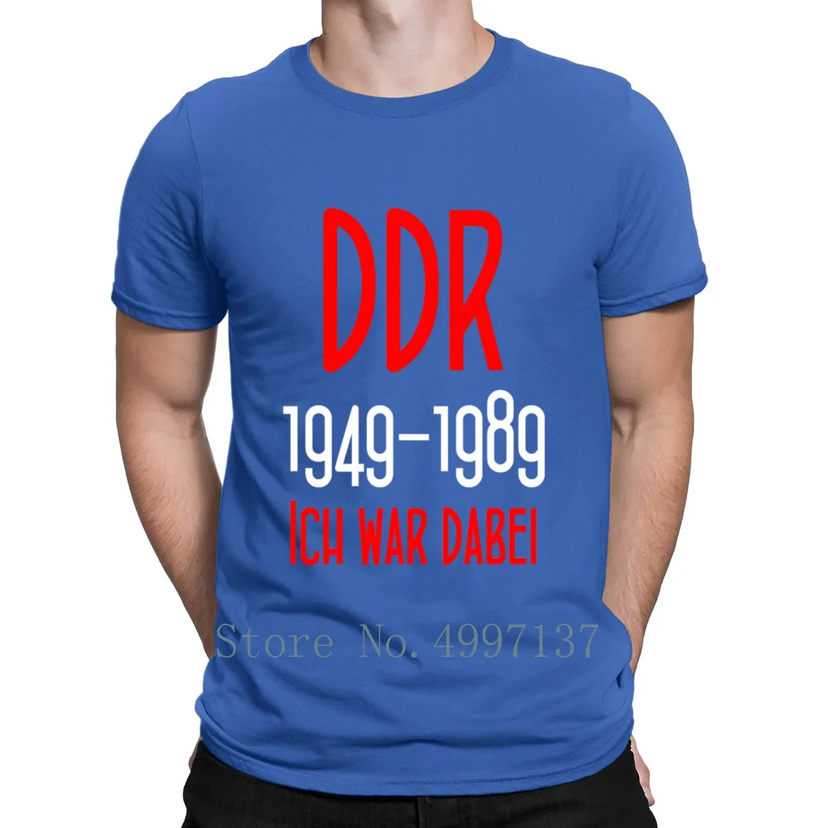 Футболка Ddr 1949 1989 Deutsche demokrматче понок летняя стильная графическая дышащая