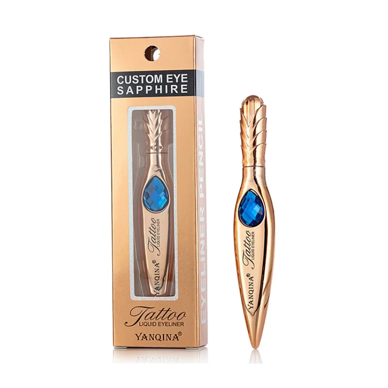 Черная водостойкая жидкая подводка для глаз 1 шт. Косметика макияжа долговечная