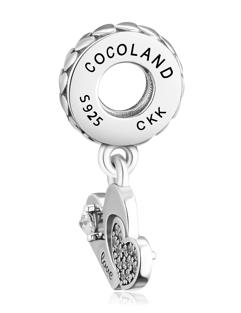 CKK Beads My Baby сердце серебряная подвеска Стерлинговое серебро Подходит Pandora талисманы Серебро 925 браслет бусины для изготовления ювелирных изделий