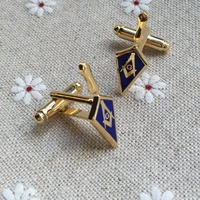 trowel masonic freemason tool masonry square and compass cufflinks gift for the fellow freemasonary cuff link