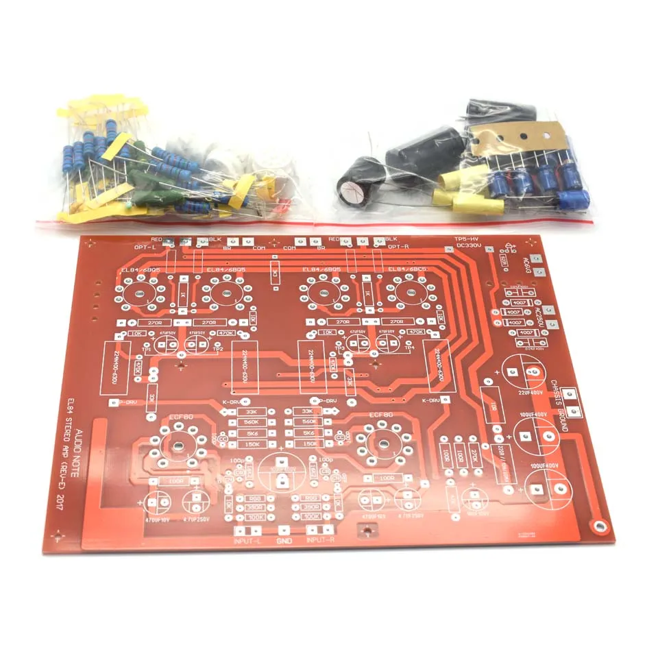 Hi-End стерео Push-Pull EL84 вакуумный ламповый усилитель PCB DIY Kit AUDIONOTE PP схема с емкостью D4-004