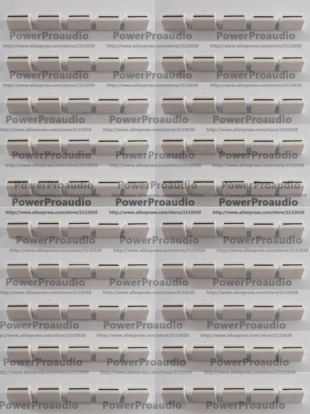 

100 pcs New Channel Cross fader Fader Cap Knob For 56 57 61 62 64 68( white Color )