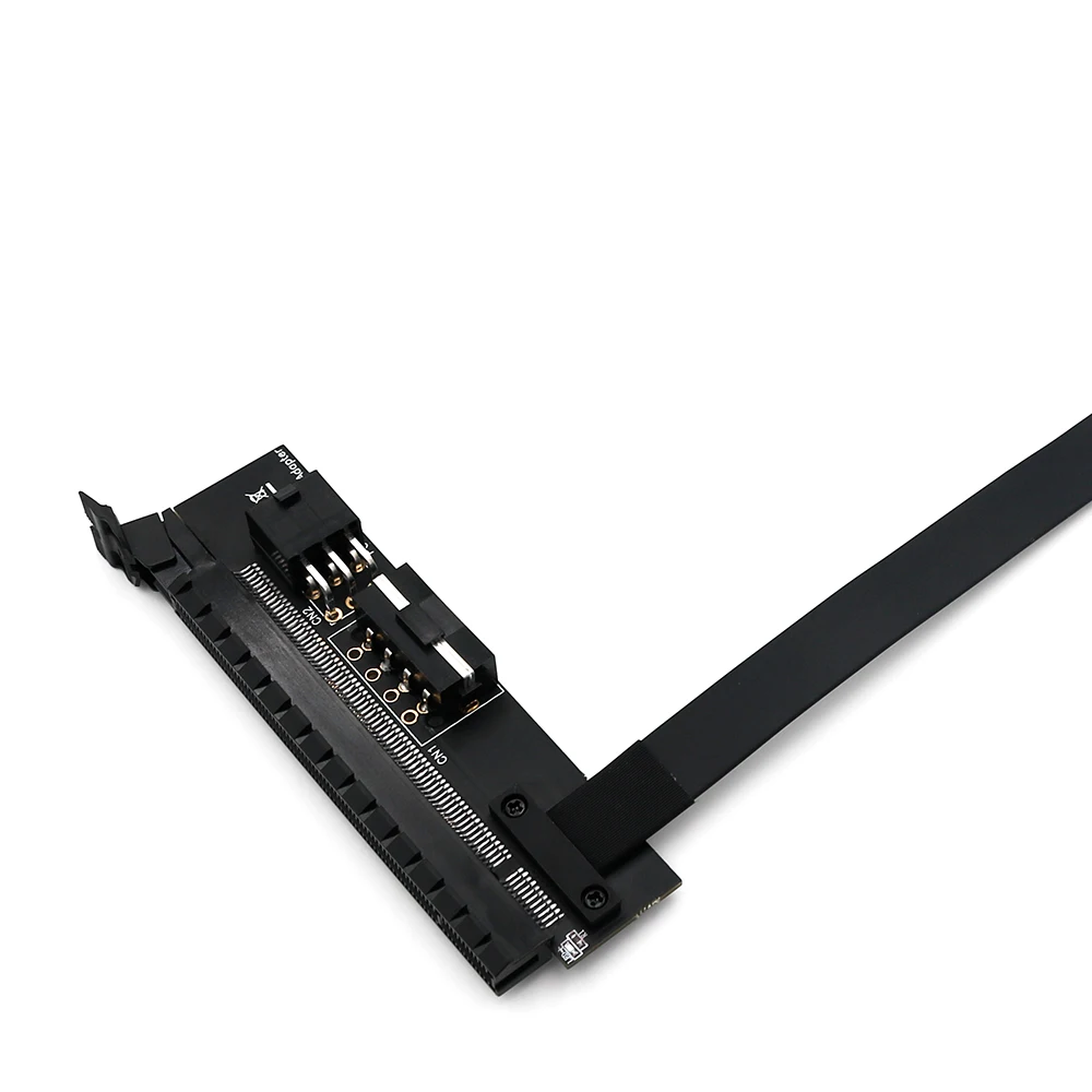 PCI E 1X 16X гибкий удлинитель Express 1 до 16 X адаптер Райзер с 4 контактным ATX 6 разъемом