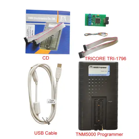 USB-программатор TNM5000 EPROM, записывающее устройство + трехсторонняя розетка, поддержка флэш-памяти, EEPROM, микроконтроллер, ноутбук/ноутбук IO
