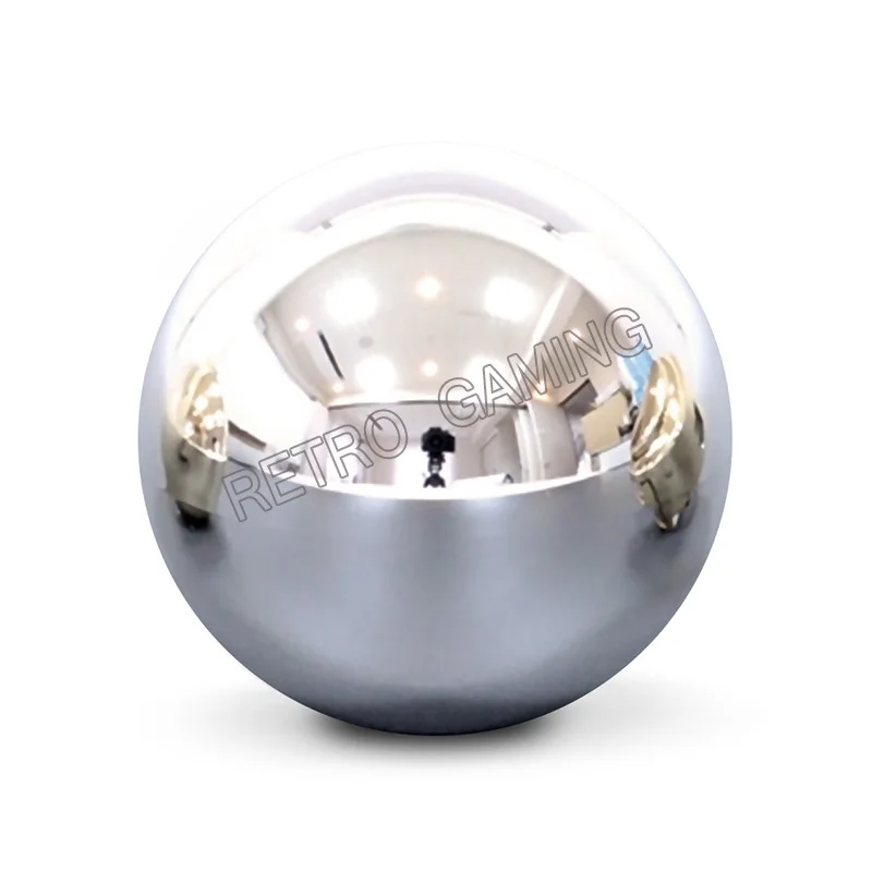 chrome Sanwa аркадный джойстик хром/Золотой Топ мяч для Sanwa/Zippy джойстик DIY аркадная игра части машины - Цвет: chrome