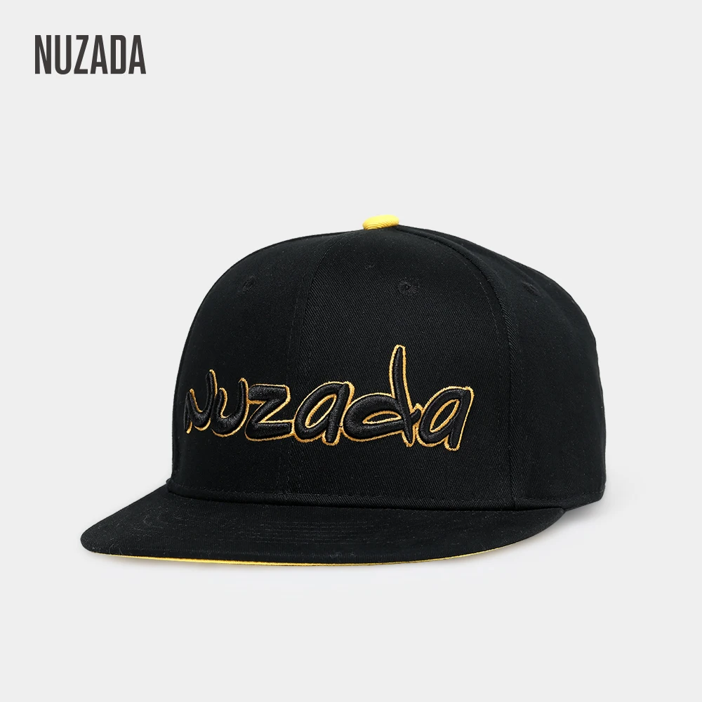 

NUZADA Three Dimensional Embroidery Men Women Hip Hop Cap High Quality Iinternal Double Layer Spring Summer Couple Caps Cotton