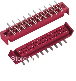 

1.27mm Micro Match Connector, Straight SMT, Latch, 20P,Tin Plated, PA46, Red