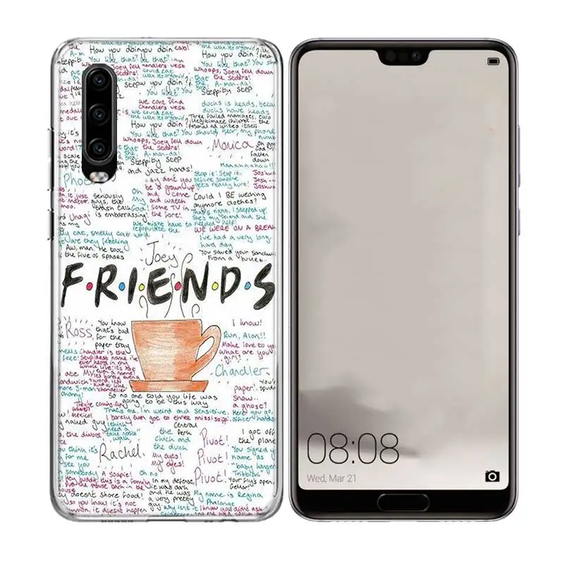 Роскошный чехол для телефона Best Friends BFF Huawei P30 P20 P10 lite Plus Mate 20X20 10 Pro P Smart 2019 + 2018 Nova 4 |