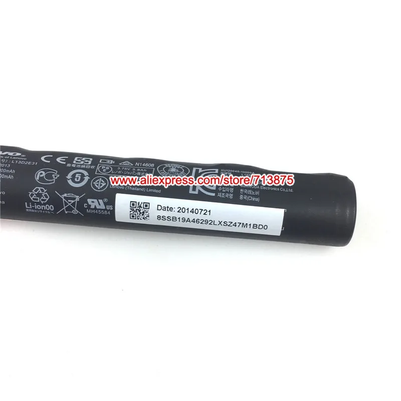 Подлинная 3,75 V 6000mAh L13C2E31 батарея для lenovo Yoga B6000 8 дюймов планшет Tab 3