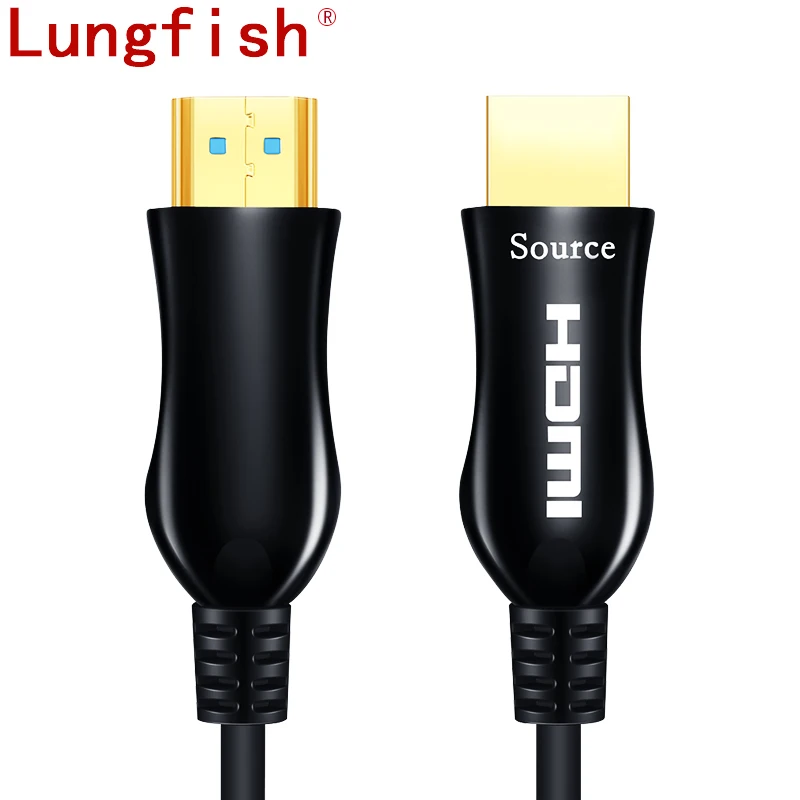 Lungfish волоконно оптический кабель HDMI 4k 60HZ 2 0 2.0a 2.0b для HD ТВ ноутбука PS3 компьютера