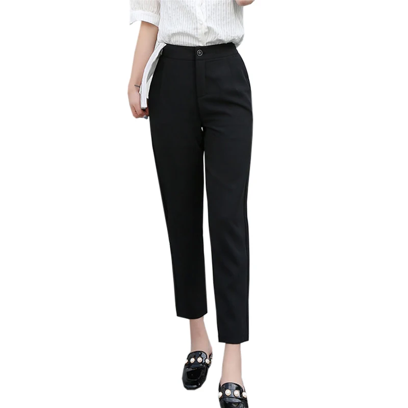 2018 New slim Classic casual trousers for women Solid loose Harem pants female spring autumn RE0818 | Женская одежда