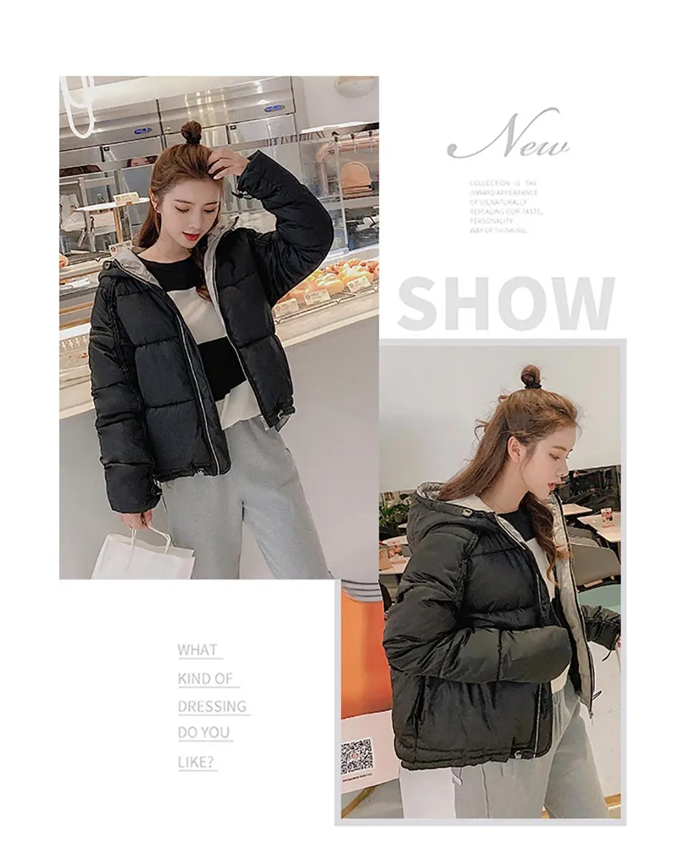 PinkyIsBlack Causal Ladies Cotton Padded Jacket Short Autumn Winter Wadded Jacket Women Hooded Winter Coats Female Parkas