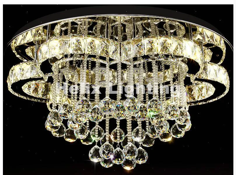 

Free Shipping Modern Celling Lamp Adjustable Colors LED Crystal Ceiling Lamp AC Lights Home Decoration Lamps Remote Controller