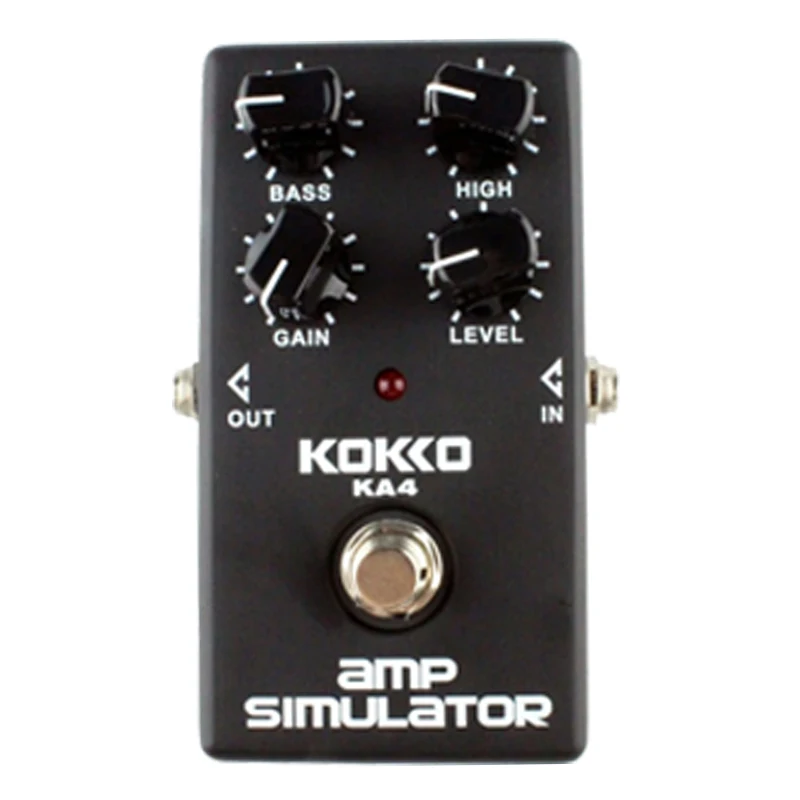 KOKKO KO2/KA4/KC6/KH8 Overdrive/AMP Simulator/Chorus/с высоким коэффициентом усиления электрогитары педали эффектов Гитарные части и аксессуары