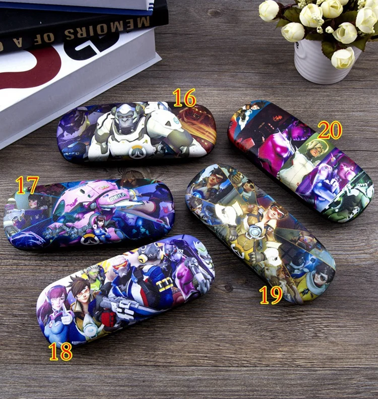 Устойчивый к давлению Чехол для очков с мультяшным анимационным рисунком