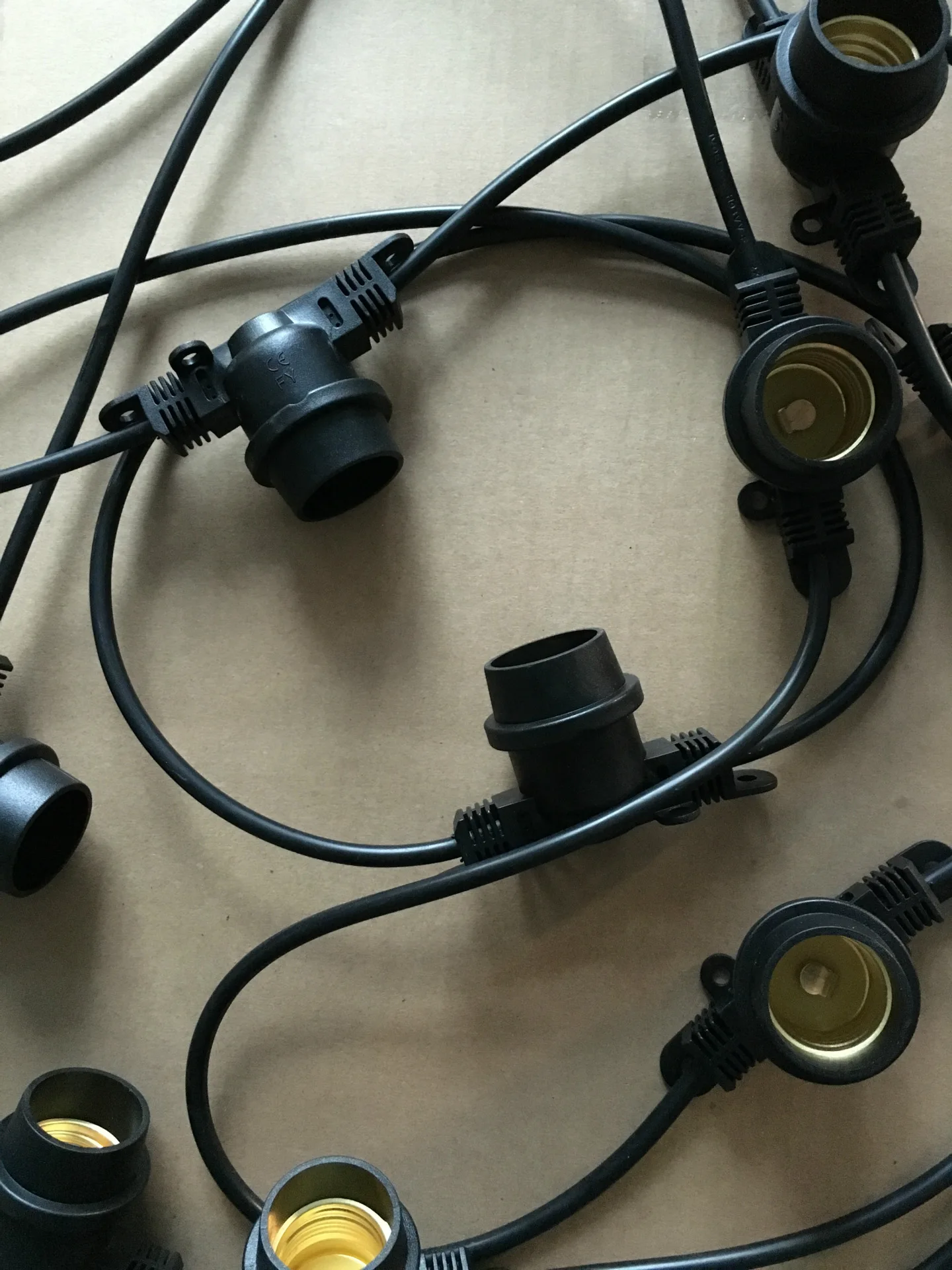 Европейский шнур питания E27 лампа линия европейский стандарт Шнур гирлянды|e27 string