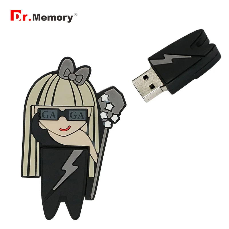 Элегантная Леди Гага модель Флэш Накопитель 64Гб флеш диск Usb 2 0 4 ГБ 8 16 оперативной