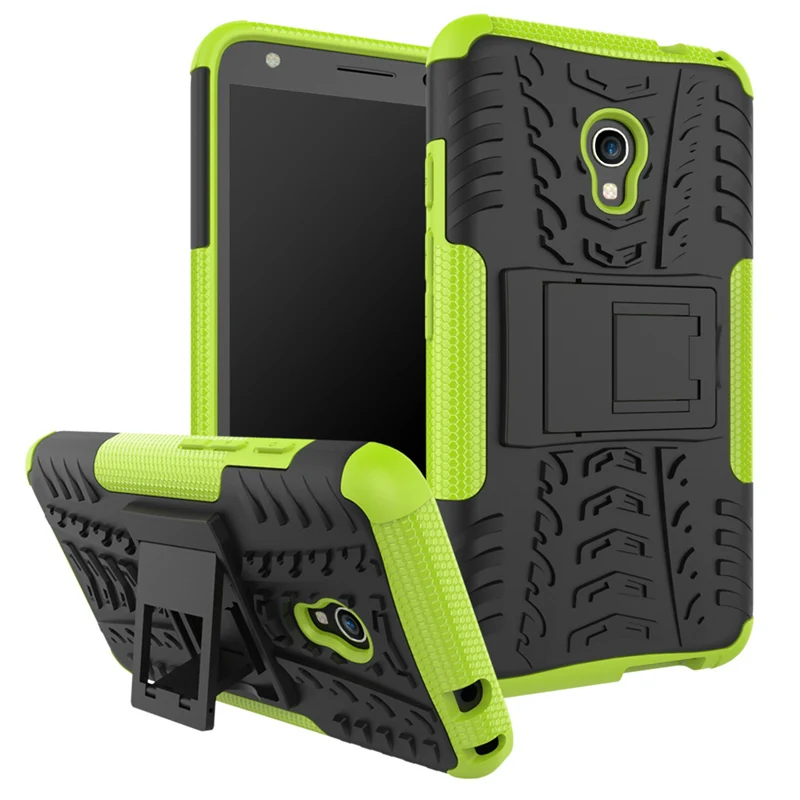 Чехол ZIHFON для Alcatel Pixi 4 (5) из силикона и прочного пластика с подставкой для One Touch 4G/OT5045X/5045D 5,0 дюйма.