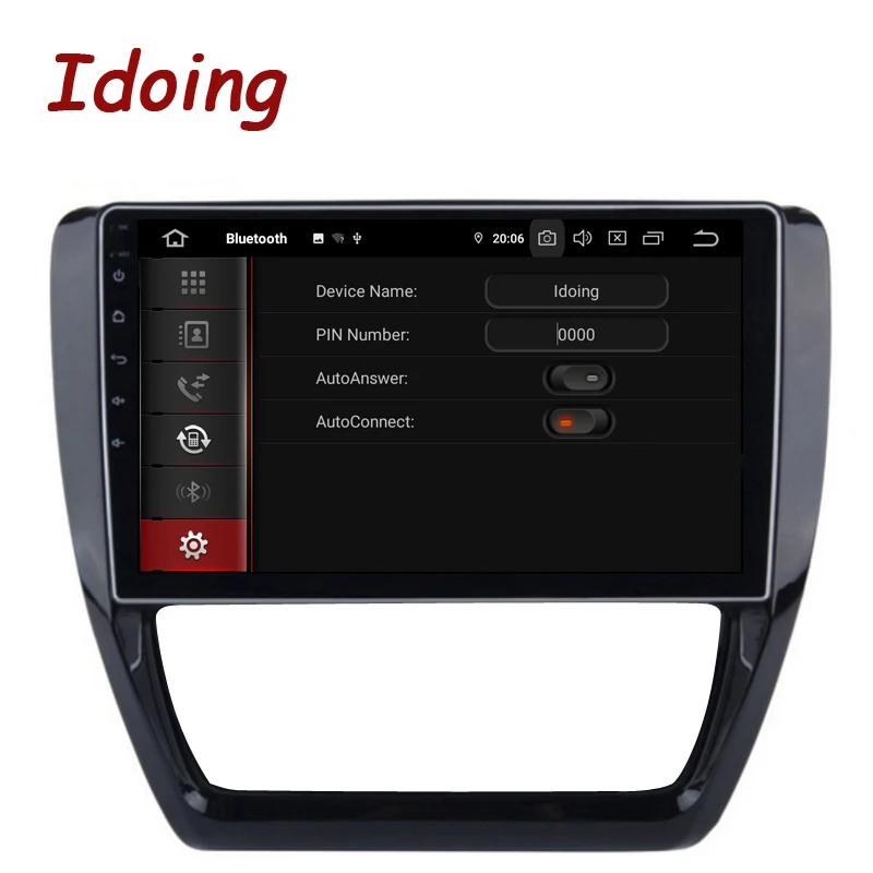 Idoing " 2.5D PX5 автомобильный Android 9,0 Радио мультимедийный плеер для Volkswagen/VWJetta Восьмиядерный 4G+ 64G gps навигация TDA 7850
