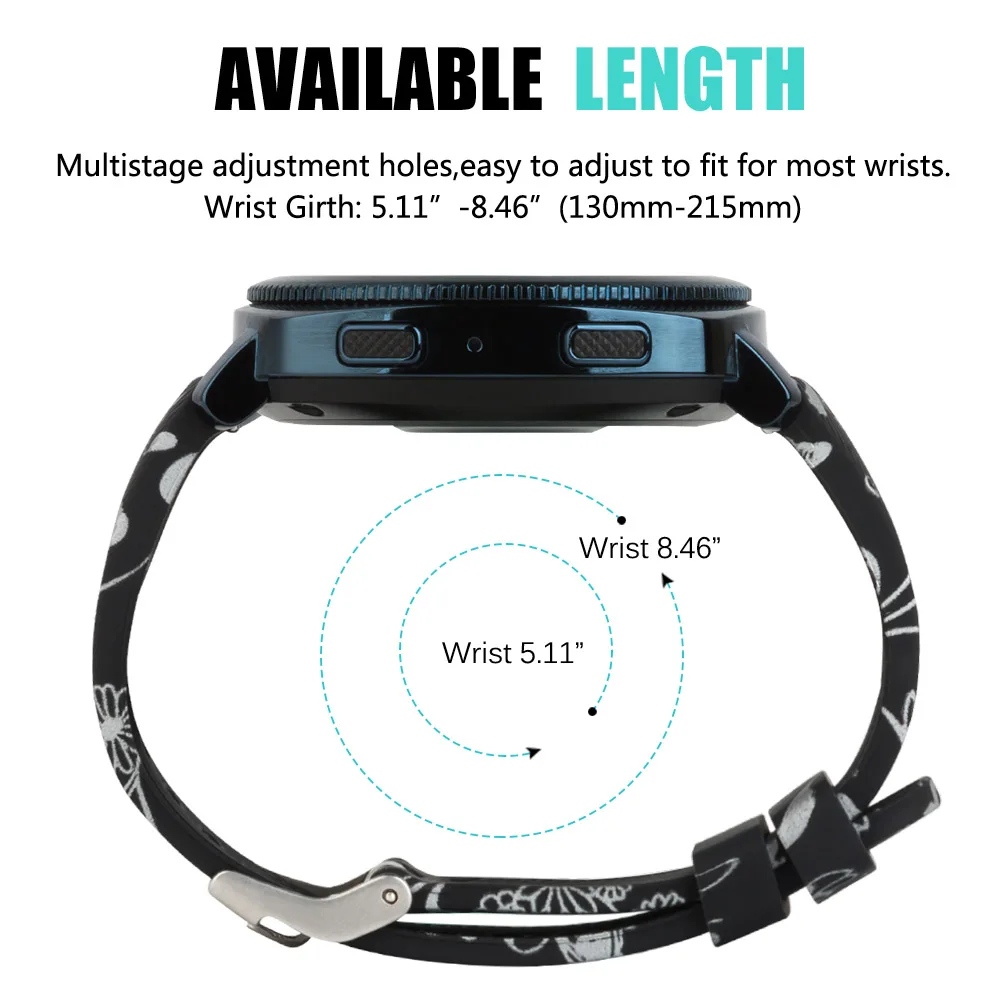 Сменный ремешок для часов браслет Samsung Gear Sport/Samsung S2 Classic/Garmin Vivoactive 3/Amazfit Youth |