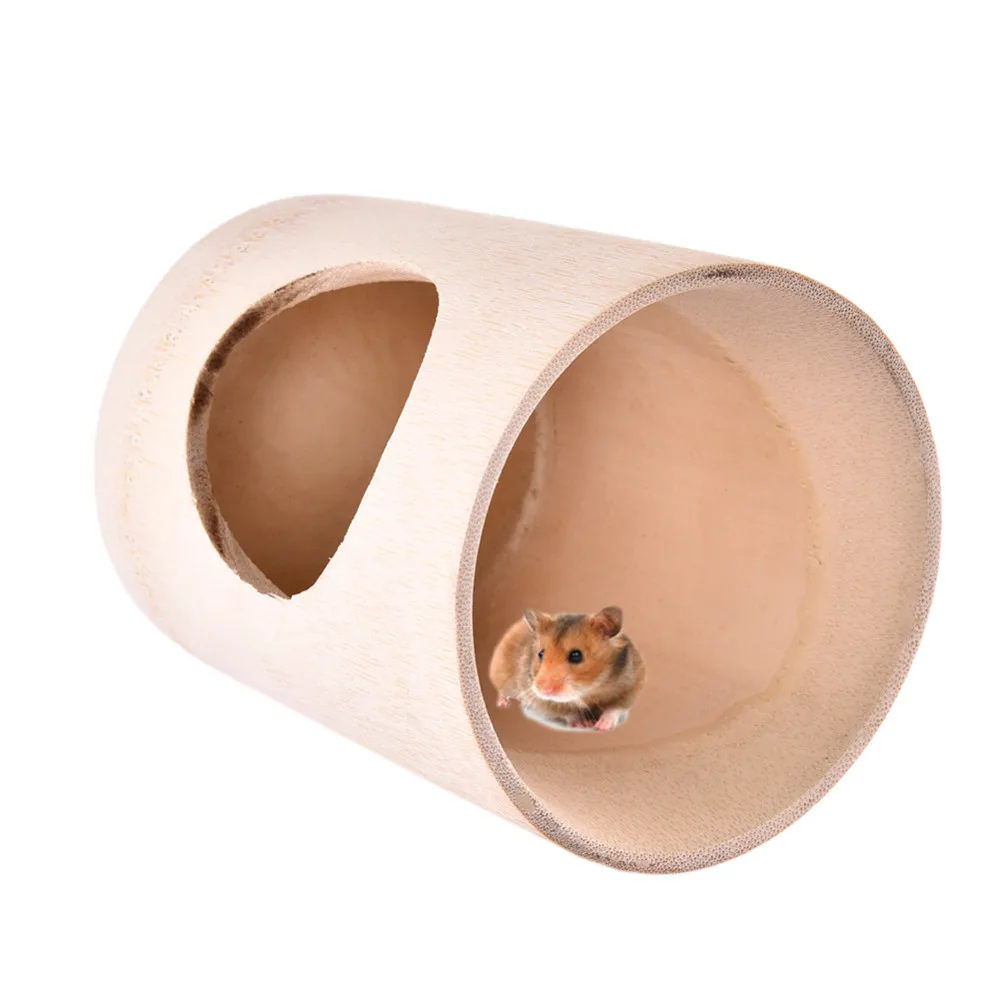Hamters Клетки Pet Игрушечные лошадки Bamboo гнезда для хомячка/морских
