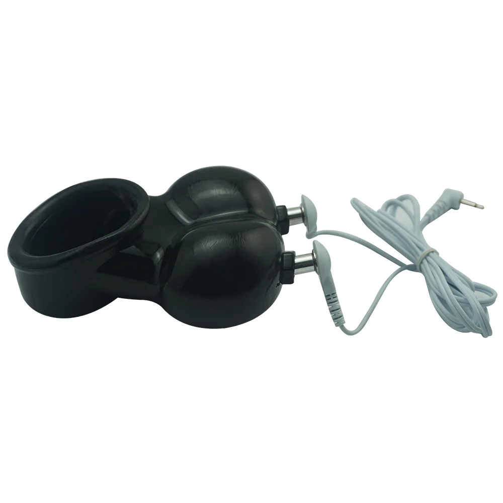 Игрушки для интима электрошоком силиконовое кольцо на пенис мошонки с