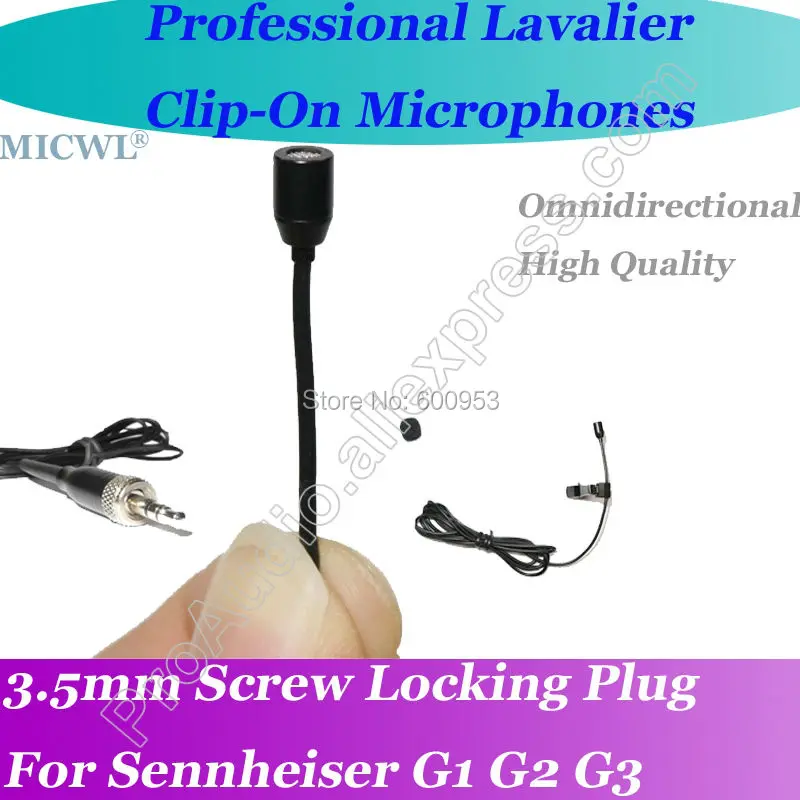 Беспроводной петличный круглый микрофон MICWL для микрофона Sennheiser G1 G2 G3|wireless