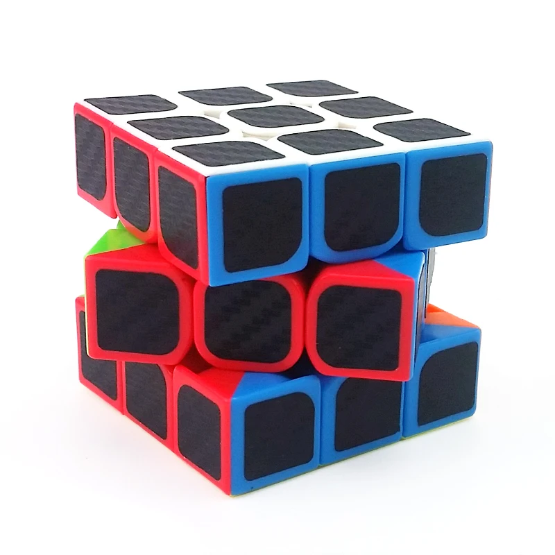 3x3x3 магический куб профессиональный скоростной из углеродного волокна Черная