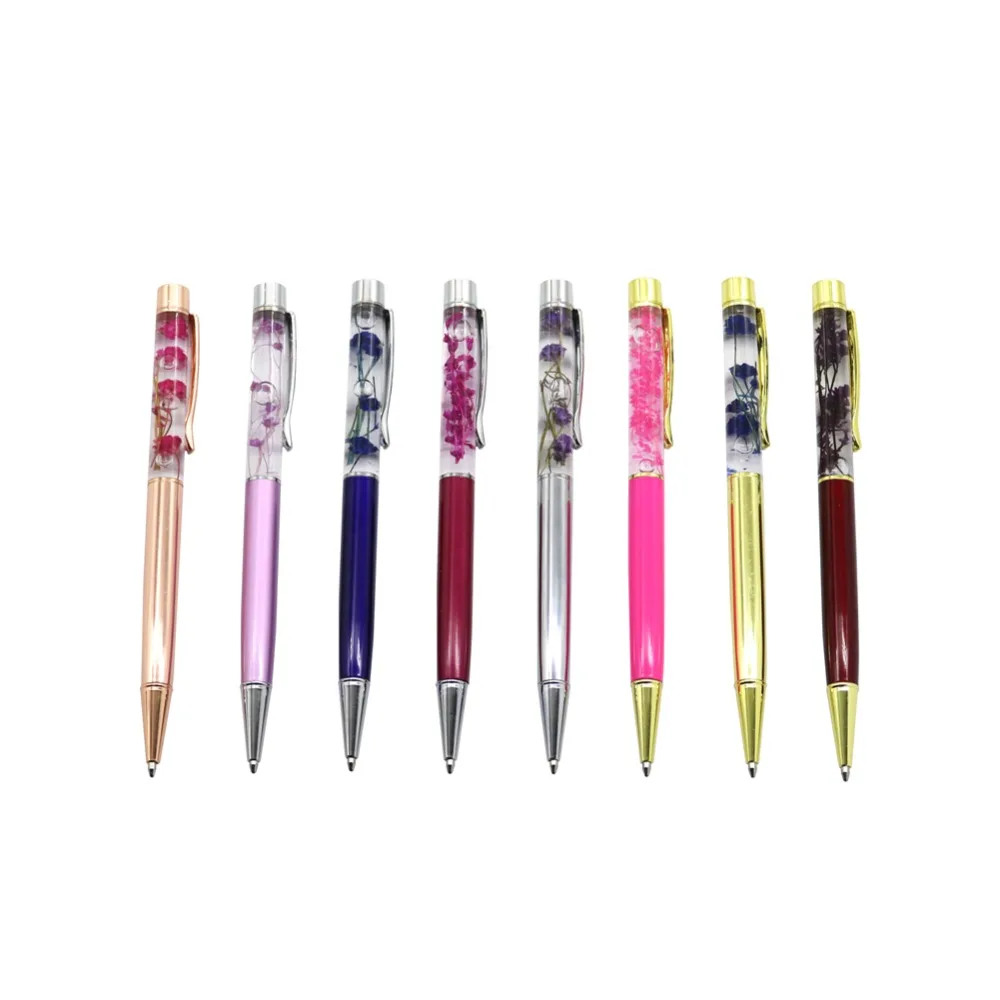

Dried flowers Ballpoint pens Spinning pen High-quality Exquisite Creative Novelty pens Student Supplies Gifts