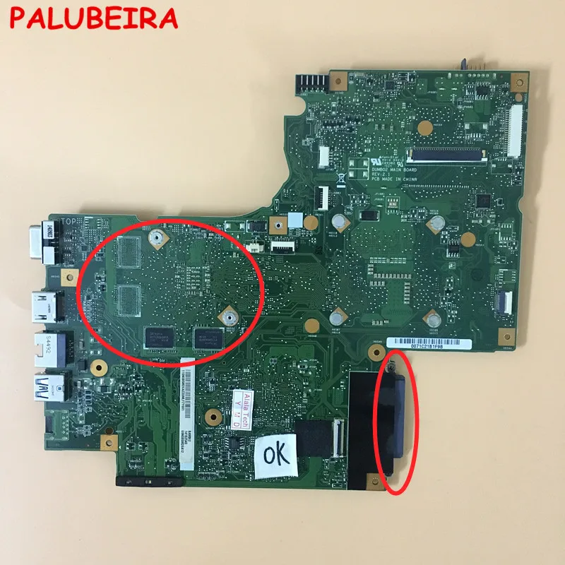 PALUBEIRA Оригинал для Lenovo G710 DUMB02 Материнская плата ноутбука GT720 графика N14M-GE-B-A2 |
