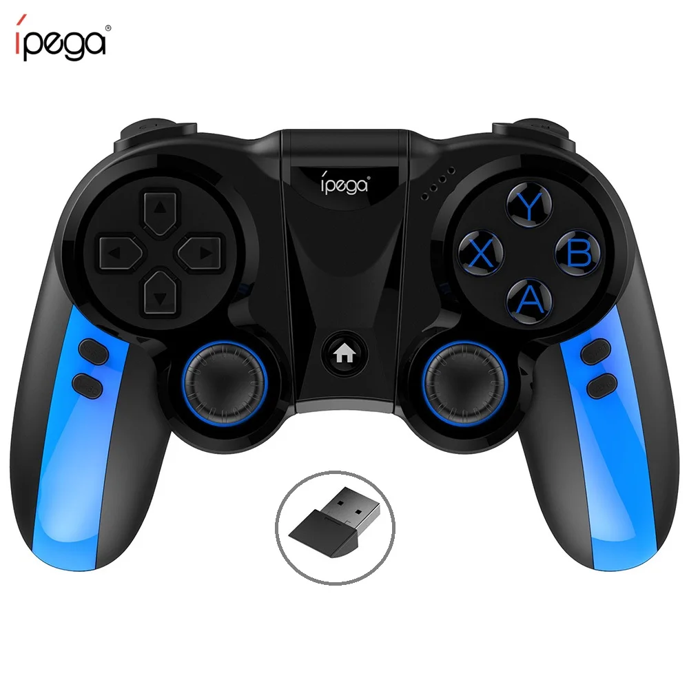 IPEGA PG-9090 беспроводной Bluetooth геймпад для Android джойстик игровой контроллер 2,4 ГГц приемник с держателем для ТВ планшета ПК