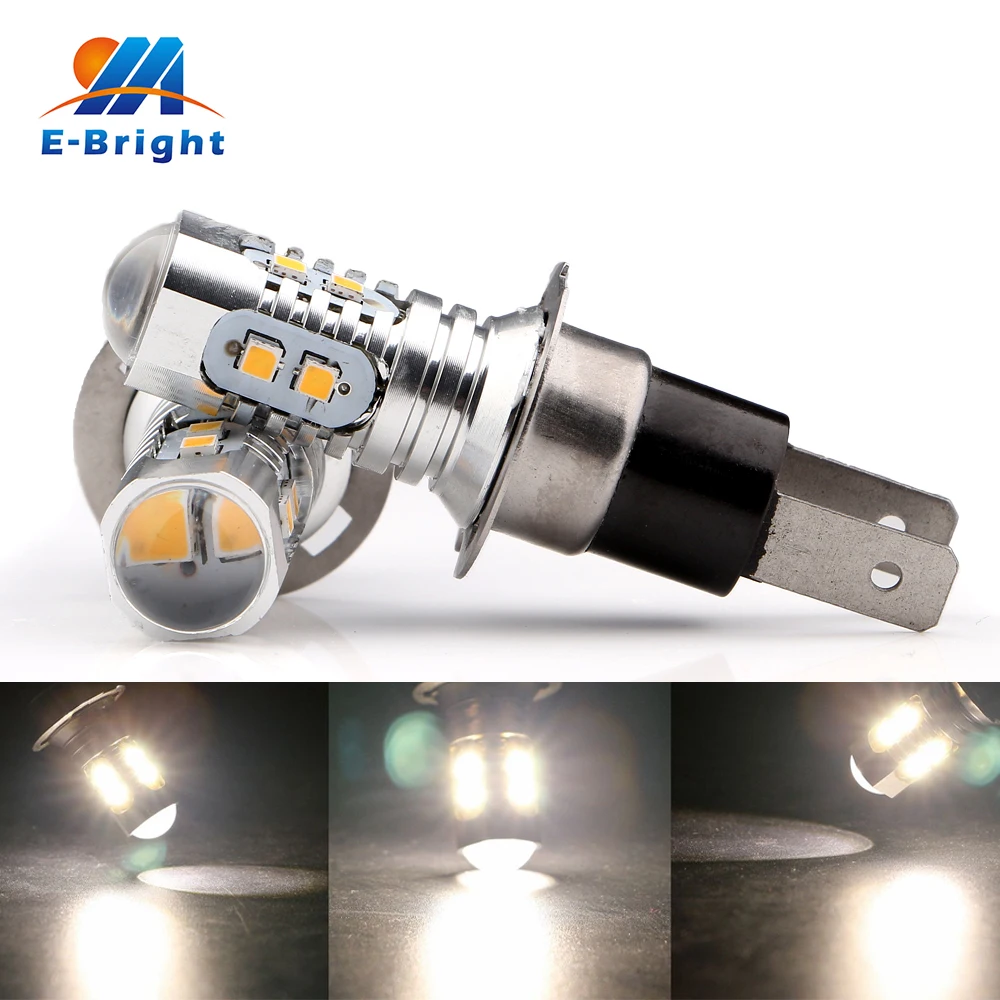 4 шт. H3C 2323 10 SMD DC 12V 6500-8000K 800 LM, автомобильная светодиодная противотуманная фара светильник автоматический поворот Singnal лампы DT бег бесполярности