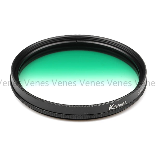 Вентиляция 55 мм градиентный зеленый или оранжевый объектив фильтр аксессуар для