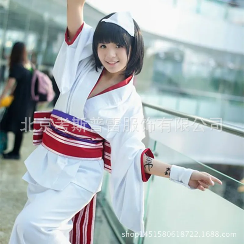 Горячее аниме норагами Cos Нора кимино Платье милое подходит для женщин кавайная