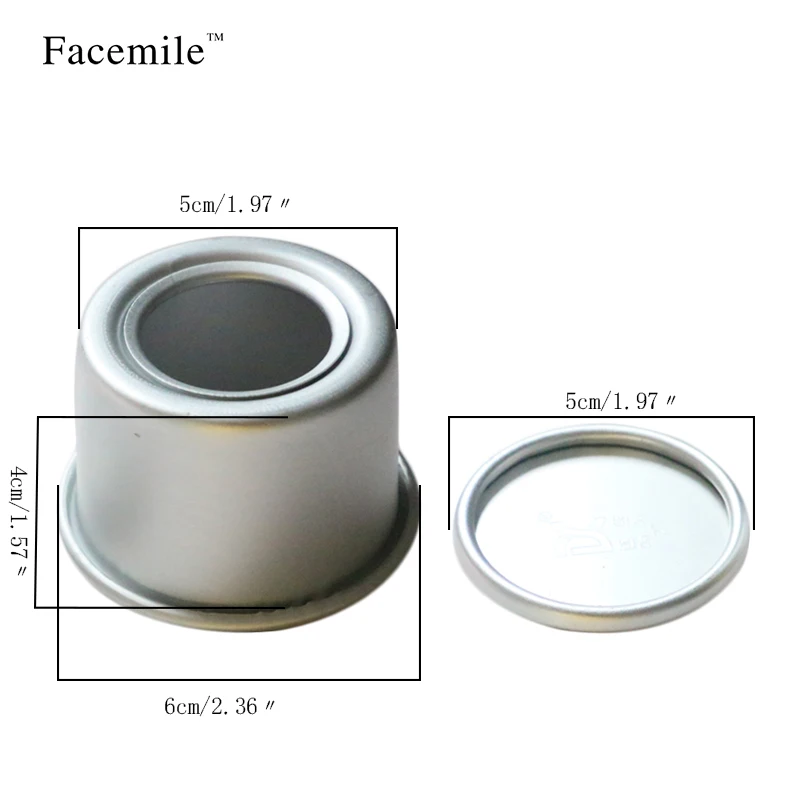 Новая анодированная алюминиевая круглая форма для кексов шифоновая пудинга