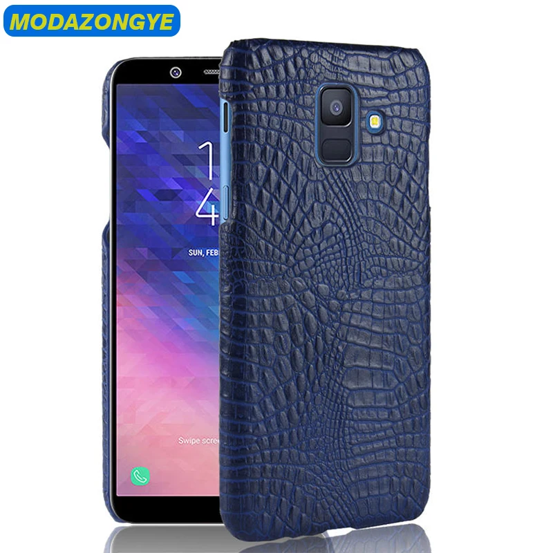Чехол-обложка на заднюю панель из искусственной кожи для Samsung Galaxy A6 2018 A600F A600 SM-A600F A