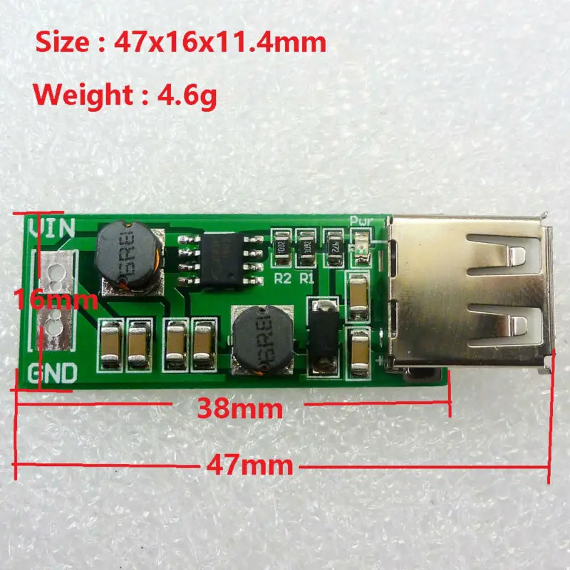 Diy USB Автоматический повышающий понижающий преобразователь постоянного тока