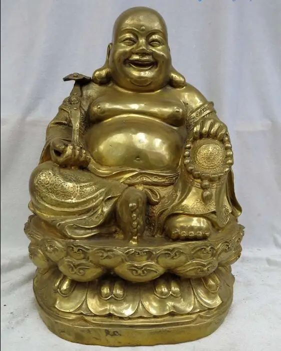 Статуэтка Будды Maitreya резная как по желанию 12 дюймов|statues buddha|statue sculpturestatue china |