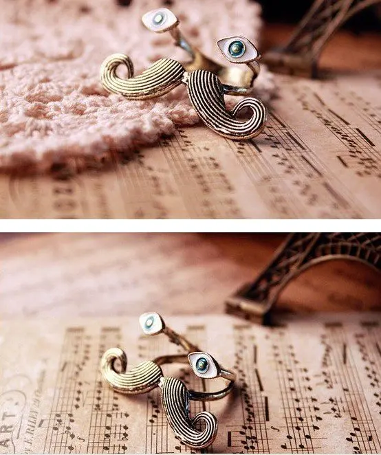 Мода Новое Поступление Горячей Продажи Bardian Симпатичные Усы С Глазами Кольцо