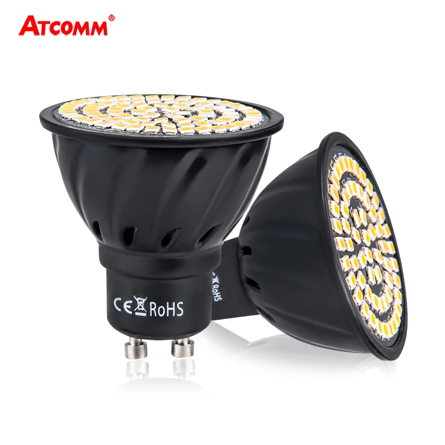 Ампула светодиодная MR16 GU10 600 люмен без мерцания SMD 2835 60 80 светодиосветодиодный 110 В