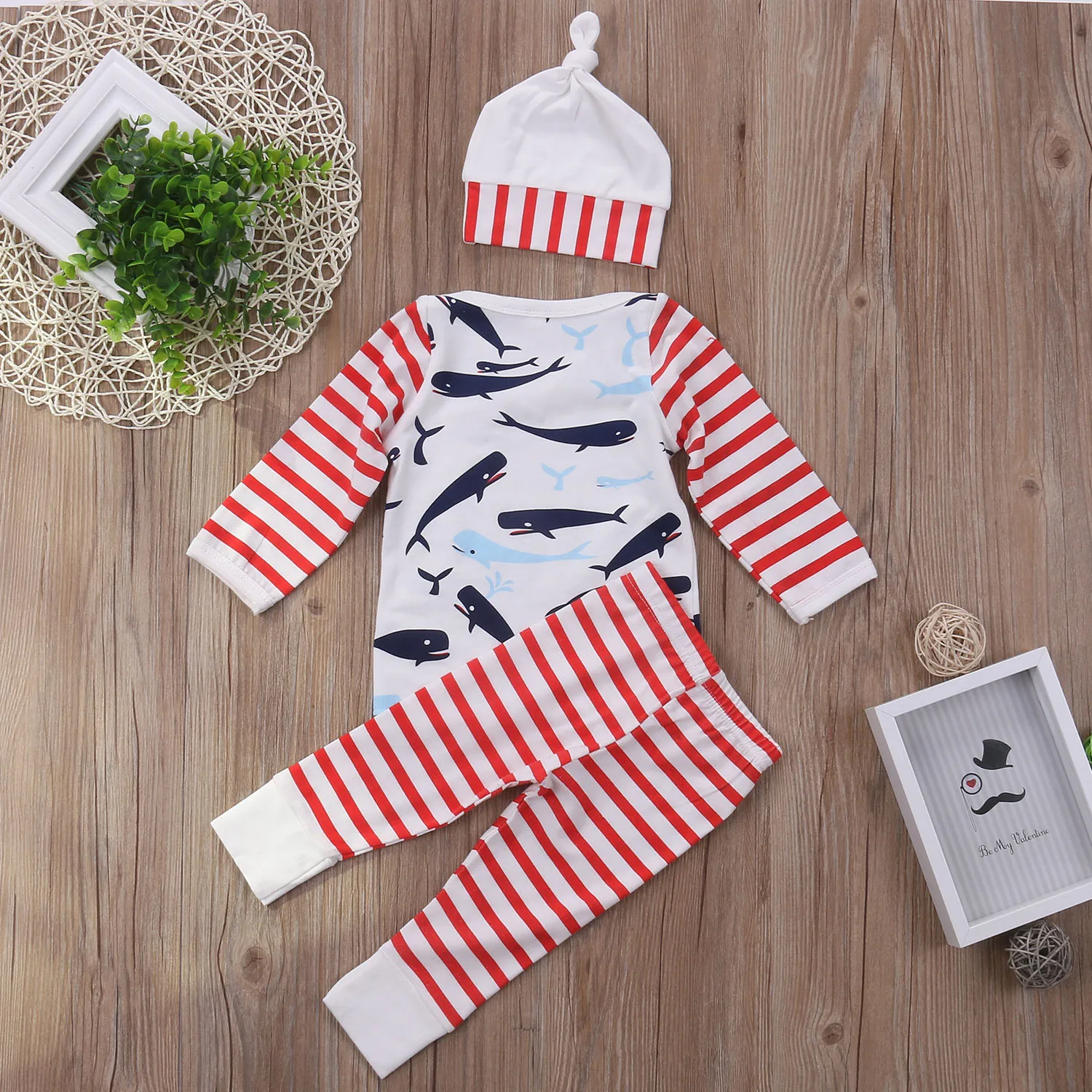 3 шт. Детский комплект из топа и брюк|baby clothes set|3pcs newbornbaby set |